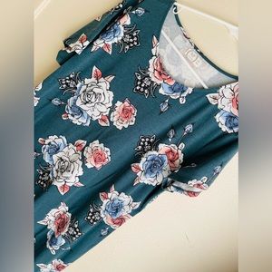 Maurice’s Women’s Size XXL Green Floral Dress